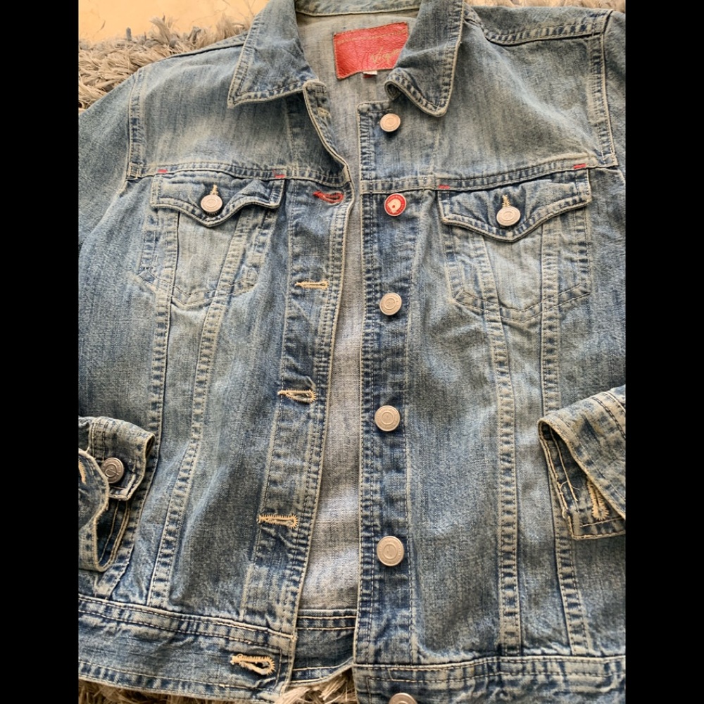 Virgin generation denim jean jacket sz m